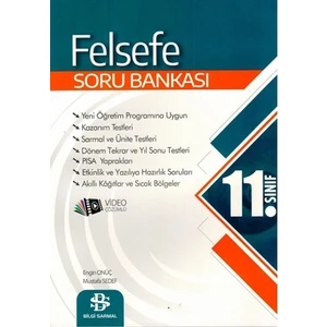 Bilgi Sarmal Yayınları 11. Sınıf Felsefe Soru Bankası
