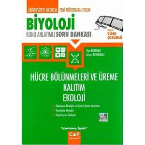 Çap Yayınları Biyoloji Hücre Bölünmeleri ve Üreme Kalıtım Ekoloji