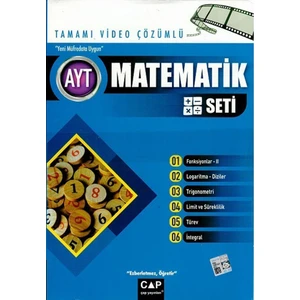 Çap Yayınları Tamamı Video Çözümlü AYT Matematik Seti