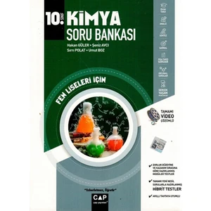 Çap Yayınları 10. Sınıf Fen Lisesi Kimya Soru Bankası
