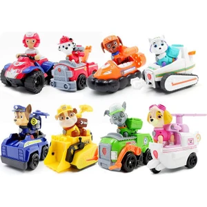 E-kids Paw Patrol Oyuncak Görev Araçları 9'lu Set