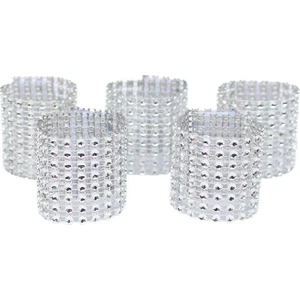 Yılbaşı Peçete Halkası Gümüş Rengi