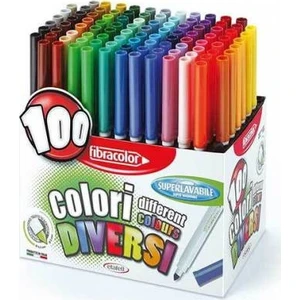 Keçeli Kalem 100 Renk Diversi