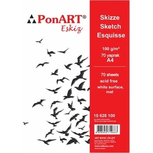 Eskiz Blok 100Gr A4 70 Yaprak