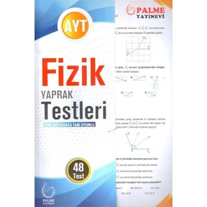 Palme Yayıncılık AYT Fizik Yaprak Testleri