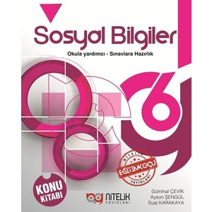 Nitelik Yayınları 6. Sınıf Sosyal Bilgiler Konu Kitabı
