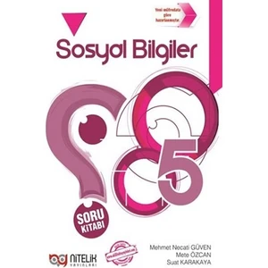 Nitelik Yayınları 5. Sınıf Sosyal Bilgiler Soru Bankası - Mehmet Necati Güven