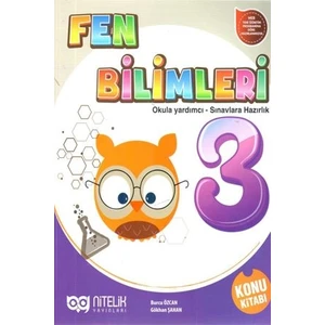 Nitelik Yayınları 3. Sınıf Fen Bilimleri Konu Kitabı