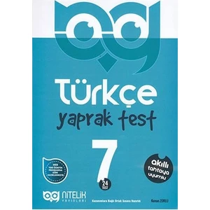 Nitelik Yayınları 7. Sınıf Türkçe Yaprak Test