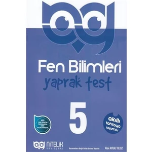 Nitelik Yayınları 5. Sınıf Fen Bilimleri Yaprak Test