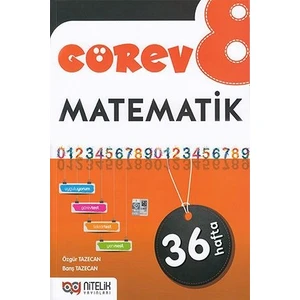 Nitelik Yayınları 8. Sınıf Görev Matematik Soru Bankası - Barış Tazecan, Özgür Tazecan