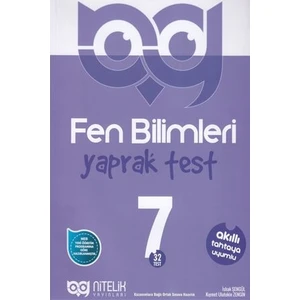 Nitelik Yayınları 7. Sınıf Fen Bilimleri Yaprak Test