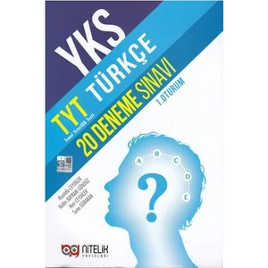 Nitelik Yayınları TYT Türkçe 20 Deneme Sınavı - Mustafa Ceydilek, Nalan Bayram Gündüz