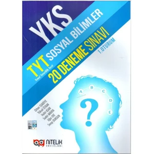 Nitelik Yayınları TYT Sosyal Bilimler 20 Deneme Sınavı