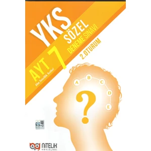 Nitelik Yayınları AYT Sözel 7 Deneme Sınavı