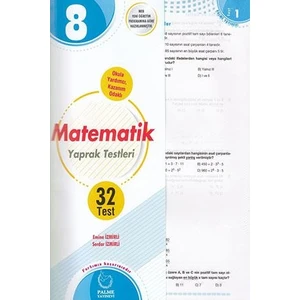 Palme Yayıncılık 8. Sınıf Matematik Yaprak Test