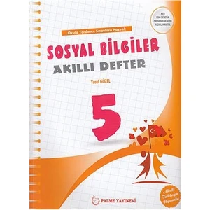 Palme Yayıncılık 5. Sınıf Sosyal Bilgiler Akıllı Defter - Yusuf Güzel