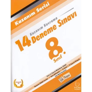 Palme Yayıncılık 8. Sınıf Kazanım Kavrama 14 Deneme Sınavı