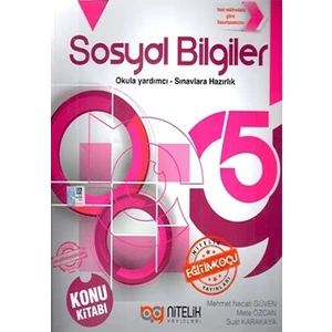 Nitelik Yayınları 5. Sınıf Sosyal Bilgiler Konu Kitabı - Mehmet Necati Güven