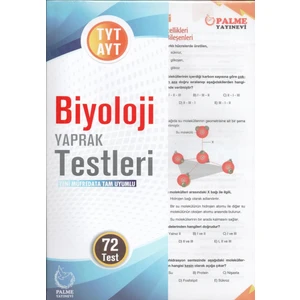 Palme Yayıncılık TYT-AYT Biyoloji Yaprak Test