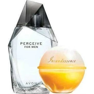 Perceive Erkek Parfüm 100 Ml+Avon Incandessence Bayan Parfüm 50 ml 2 Li Parfüm Seti