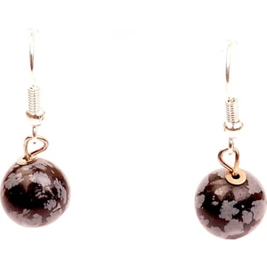 Taş Sandığı Obsidyen Taşı Küpe