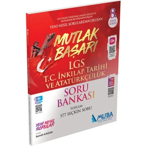 Muba Yayınları Mutlak Başarı LGS T.C. İnkılap Tarihi ve Atatürkçülük Soru Bankası