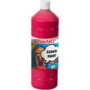 School Paint Okul Boyası 1000 Ml. Koyu Kırmızı