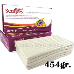 Original Sculpey Fırınlanabilir Model Hamuru Beyaz 454 Gr.