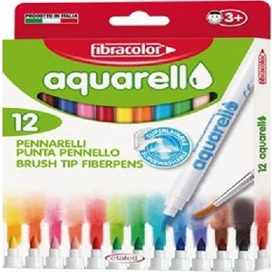 Aquarell Suda Çözünebilen Keçeli Kalem 12 Renk