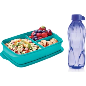 Bölmeli Beslenme Kutusu Eko Şişe 500 ml