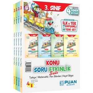 Puan Yayınları 3. Sınıf Konu Soru Etkinlik Seti