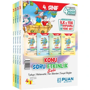 Puan Yayınları 4. Sınıf Konu Soru Etkinlik Seti