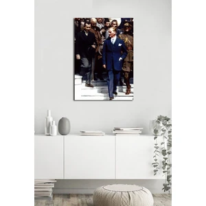 Atatürk Meclisten Çıkarken TBMM Kanvas Tablo