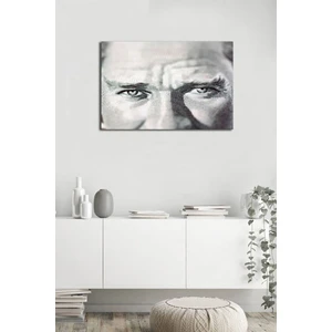 Atatürk Gözler Kanvas Tablo