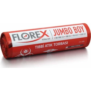 Tıbbi Atık Çöp Poşeti 80x110 813 GR 10 Rulo