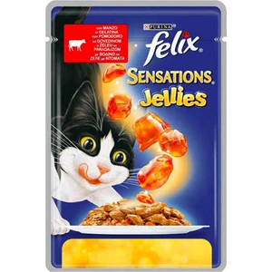 Sensations Sığır Etli Domatesli Yaş Kedi Maması 85 g 6 Al 5 Öde