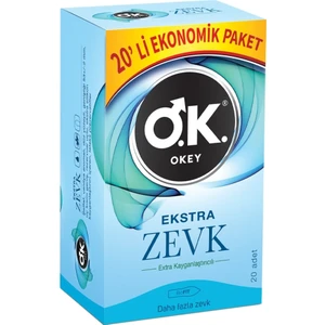 Ekstra Zevk Ekstra Kayganlaştırıcılı Prezervatif 20’li