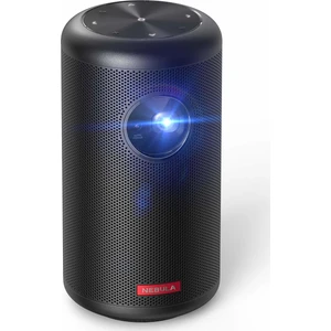 Nebula Capsule II Akıllı Mini Portatif Projeksiyon TV Box 200 Lumen 720p HD Cep Sineması (Wi-Fi DLP, 8W Hoparlör 100 inç yansıtma) - D2421 (Anker Türkiye Garantili)