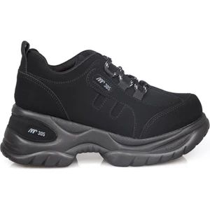 M.P 181-61 305 Siyah Nubuk Kadın Spor Ayakkabı