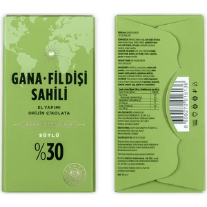 Kahve Dünyası Orijin  Sütlü Çikolata Gana Fildişi Şeker Ilavesiz 100 gr