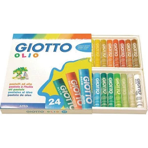 Olio - Yağlı Pastel (Silindir) 24 Renk
