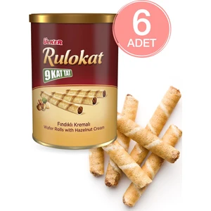 Rulokat Fındıklı 170gr 6'Lı Set
