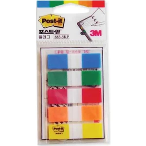 POST-IT İŞARET BANDI 5 RENK 12MX43,6MM 683-5KP