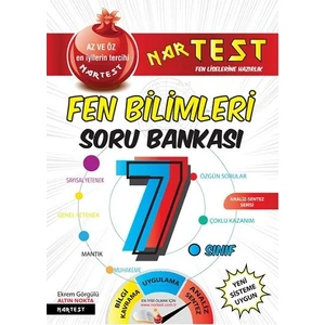 Nartest Yayınevi Nartest Yayınları 7 Sınıf Süper Zeka Fen Bilimleri Soru Bankası