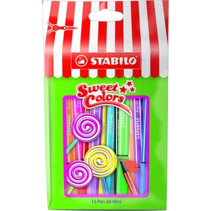 Pen 68 Mini Sweet Colors 15'li Paket - 1 mm Uç