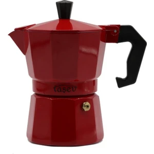 Taşev Piccolo 6 Fincan Moka Pot Kırmızı