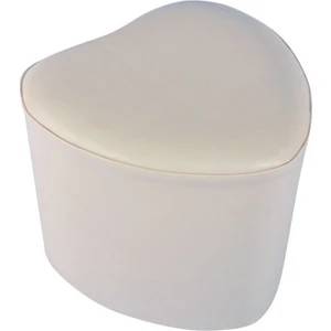 NESİL Kalpli Puf Krem