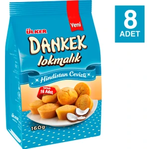 Dankek Lokmalık Hindistan Cevizli 160 gr x 8