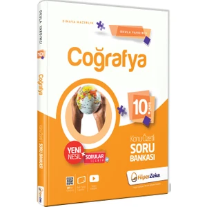 Hiper Zeka Yayınları 10. Sınıf Coğrafya Konu Özetli - Soru Bankası